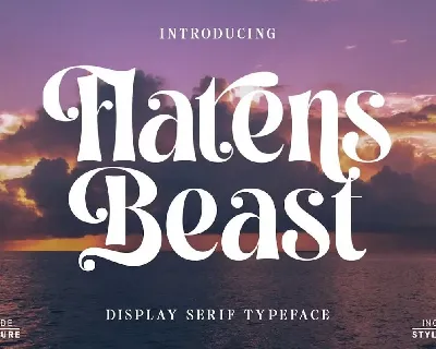 Flatens Beast font