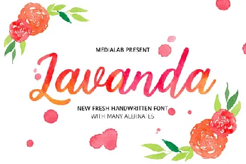 Lavanda Script Free font