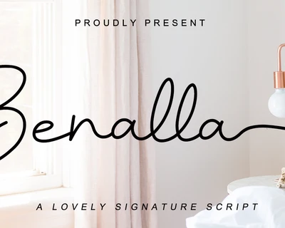 Benalla font