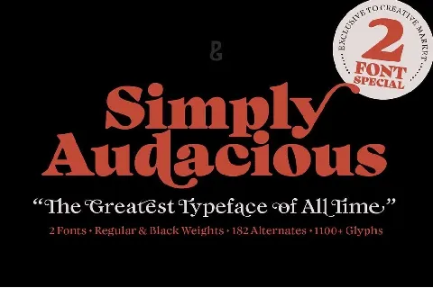 Audacious font