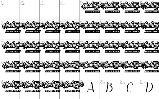 Bricklay Demo font