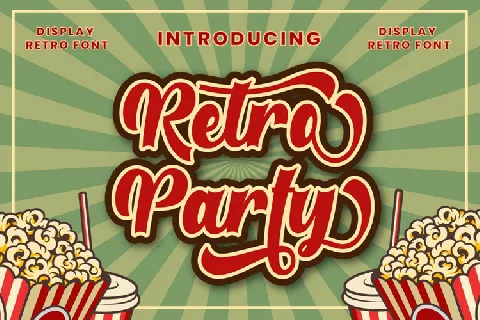Retroparty font