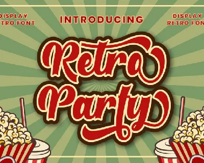 Retroparty font