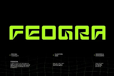 Feogra font