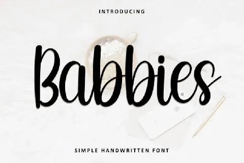 Babbies font