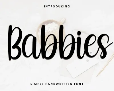 Babbies font
