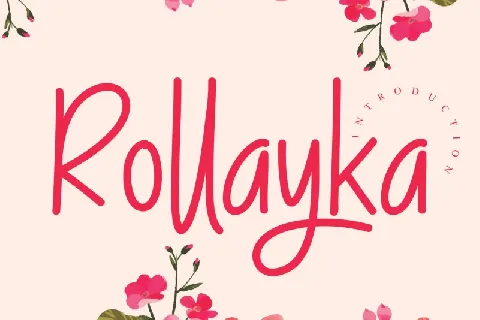 Rollayka Script font