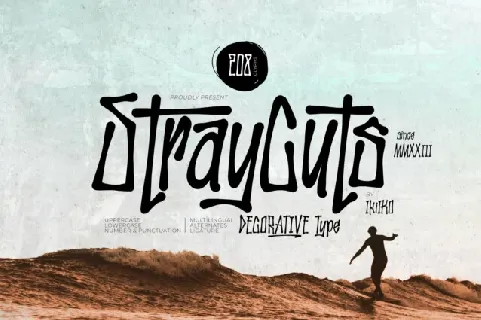 Stray Cuts font