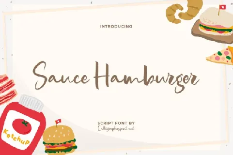 Sauce Hamburger font