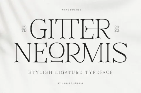 Gitter Neormis font