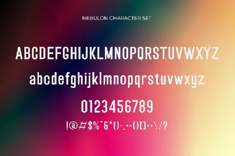 Nebulon font