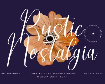 Rustic Nostalgia font