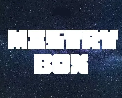 Mistry Box font