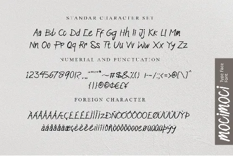 mocimoci font