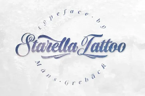 Starella Tattoo font