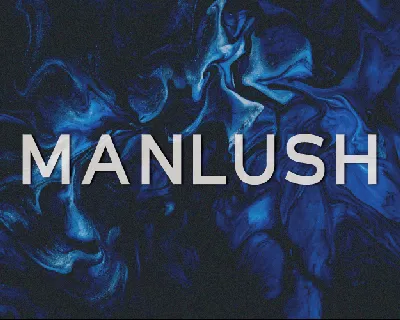 Manlush font