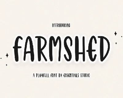 Farmshed font