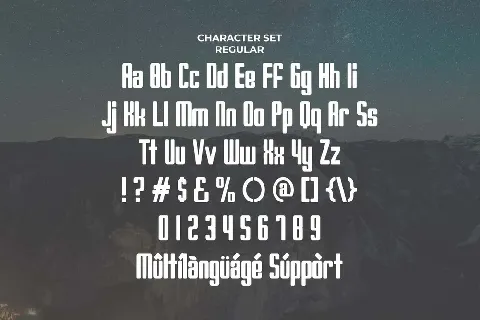 Panoramatic font