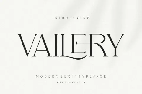 Vailery font