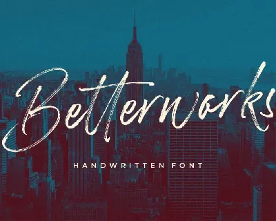 Betterworks Script font