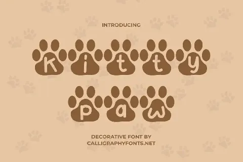 Kitty Paw Demo font