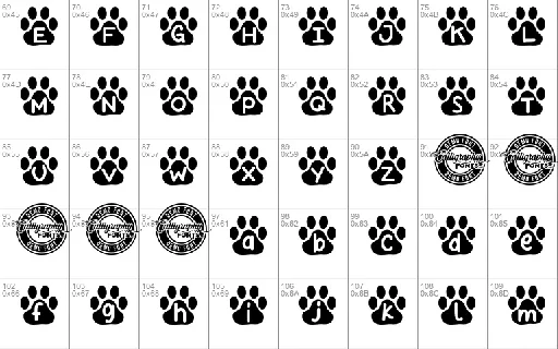 Kitty Paw Demo font