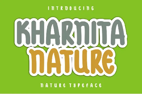 Kharnita Nature font