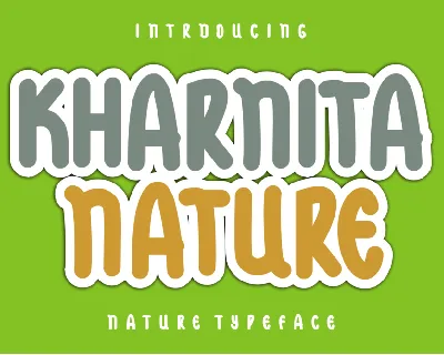 Kharnita Nature font