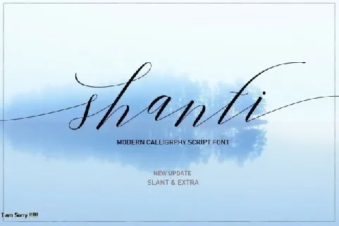 Shanti Script font