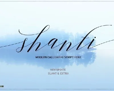 Shanti Script font