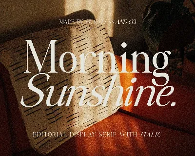 Morning Sunshine font