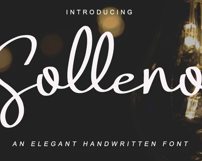 Solleno font