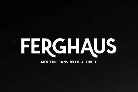 Ferghaus Sans font