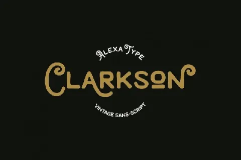 Clarkson Display font