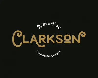 Clarkson Display font