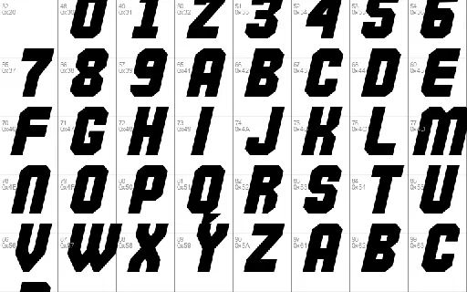 Commando font