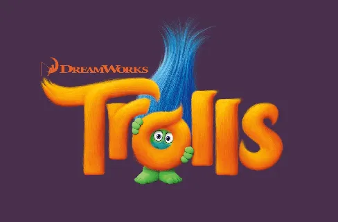 Trolls Movie font