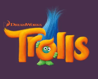 Trolls Movie font