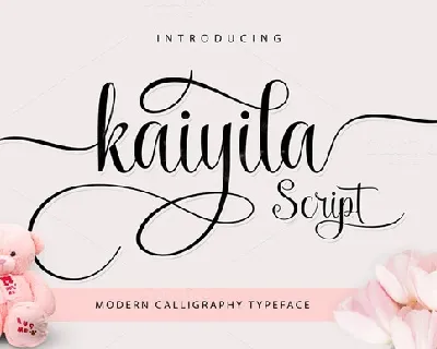 Kaiyila Script Free font