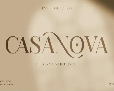 Casanova font