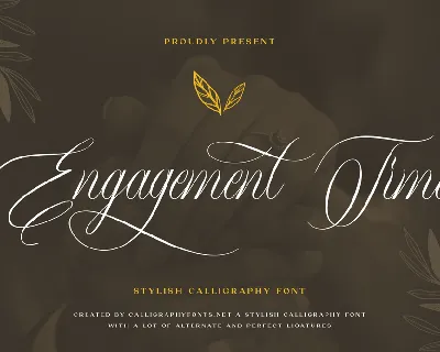 Engagement Time Demo font