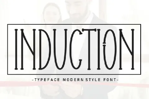 Induction Display font