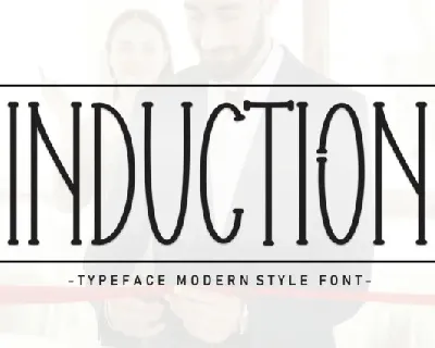Induction Display font