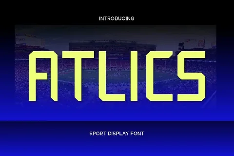 Atlics font