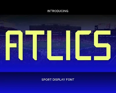 Atlics font