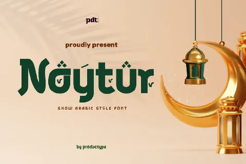 Noytur Personal use font