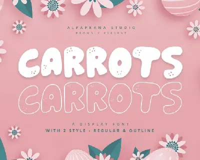 Carrots font