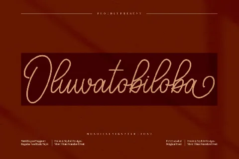 Oluwatobiloba font