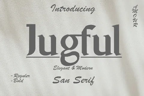 Jugful font