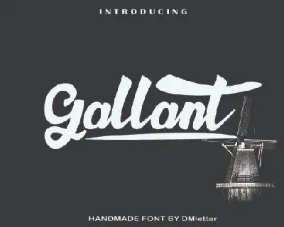 Gallant Script font